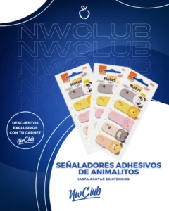 Señalador Adhesivos de Animalitos