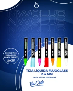 Tiza Líquida FluoGlass 2-4mm